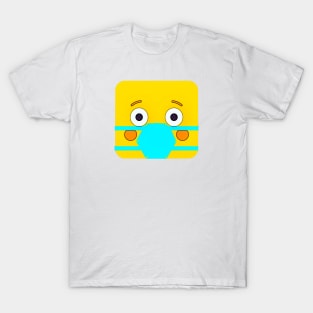 Masked Block Head T-Shirt